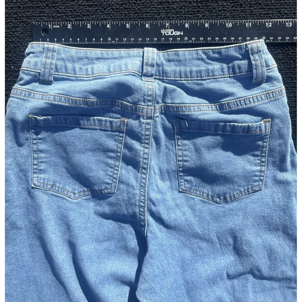 Pokemon Jeans Youth 14 Blue Denim Graphic Pikachu‎ Charmander Squirtle Bulbasaur